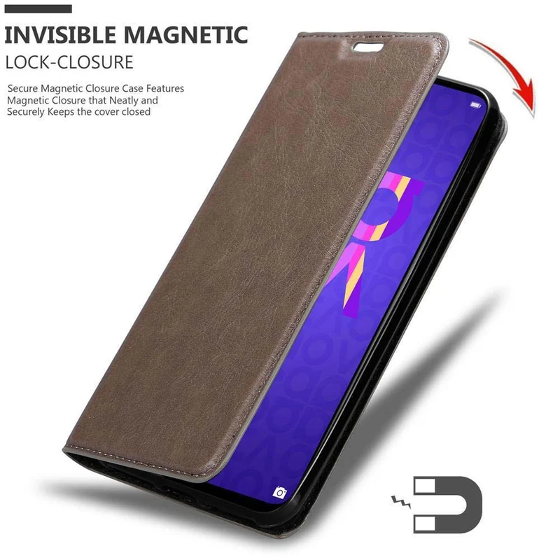 Cadorabo Hülle kompatibel mit Honor 20 / 20S / Huawei NOVA 5T Schutzhülle mit Magnetverschluss, Standfunktion und Kartenfach