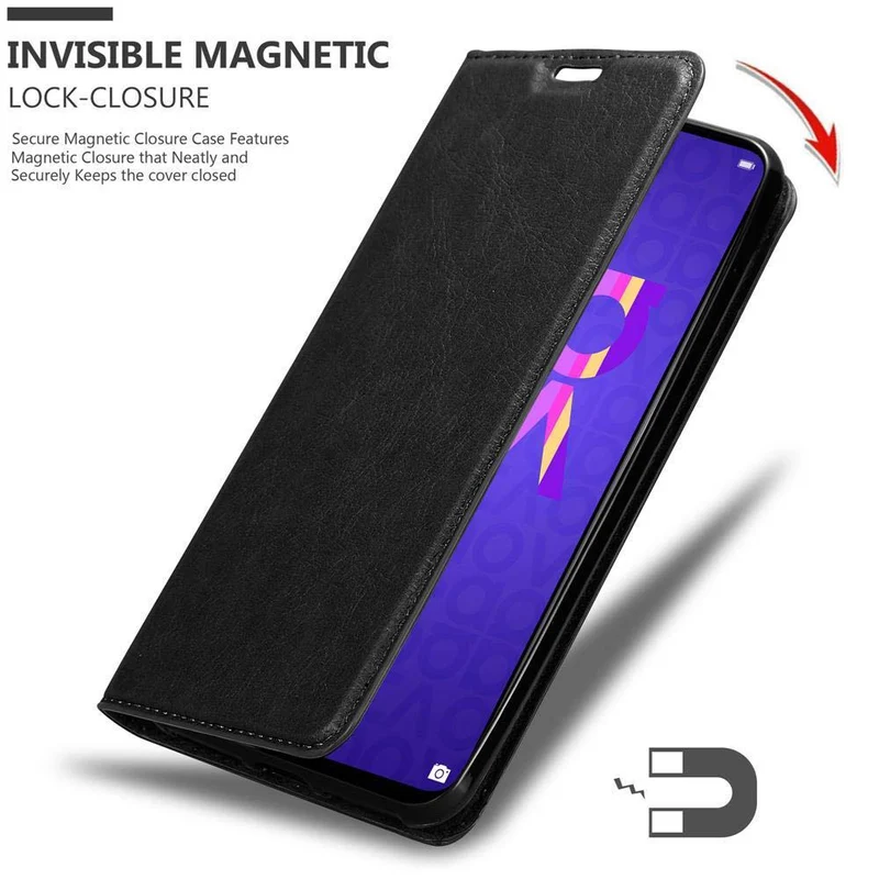Cadorabo Hülle kompatibel mit Honor 20 / 20S / Huawei NOVA 5T Schutzhülle mit Magnetverschluss, Standfunktion und Kartenfach