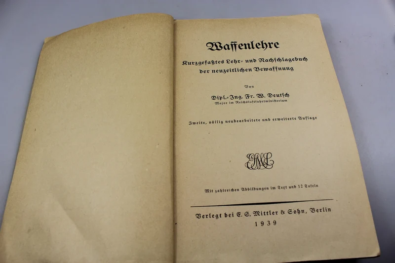 "Waffenlehre" - 1939
