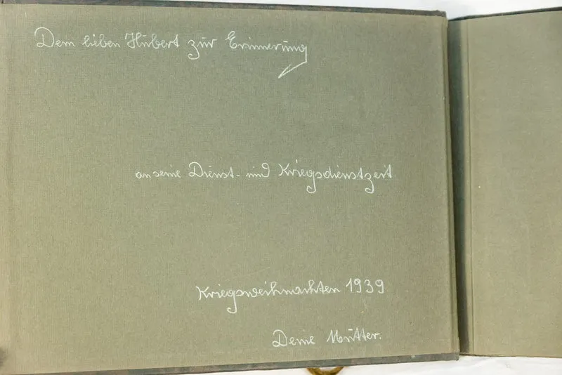 Fotoalbum „Meine Dienstzeit“. Leer
