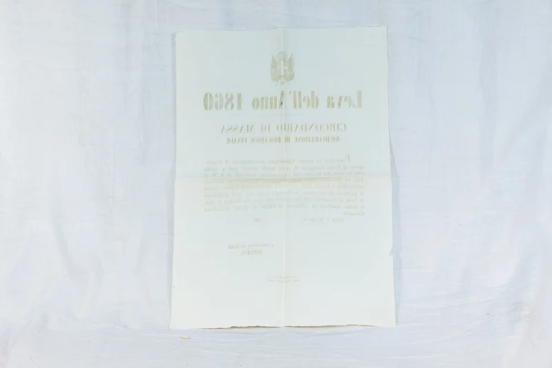 Ausschreibung zur Wehreinberufung des Jahres 1860