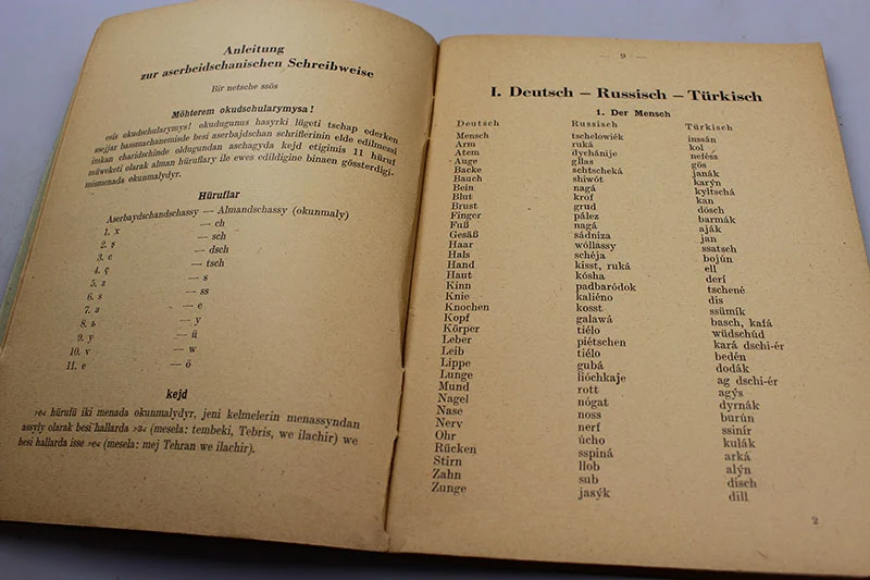 Deutsch-Russisch-Türkischer Sprachführer für den Soldaten - 1942