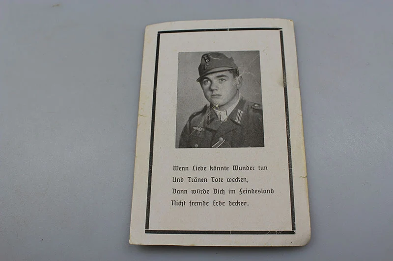 Sterbebilder Gebirgsjäger - Italien 10/44
