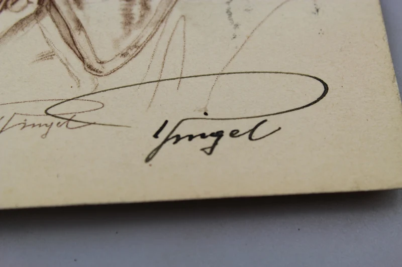 Autograph Generalmajor Gebirgstruppe Julius Alfred "Papa" Ringel