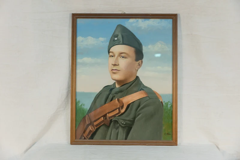 Porträt eines italienischen Infanteristen REI