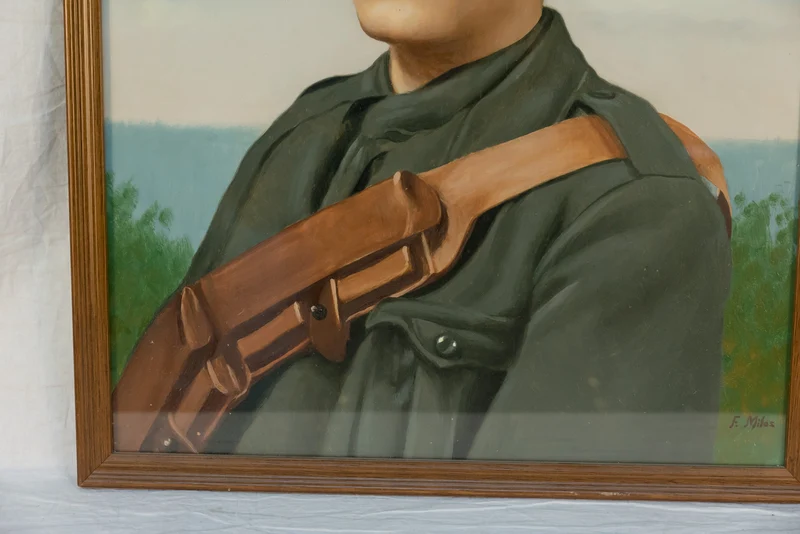 Porträt eines italienischen Infanteristen REI