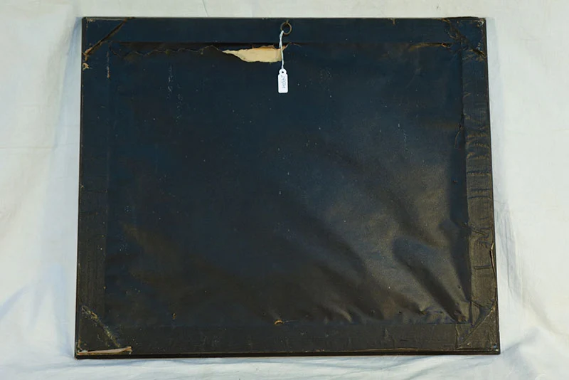 Bild in historischem Rahmen mit Franz Josef und Wilhelm II. - cm 58x48