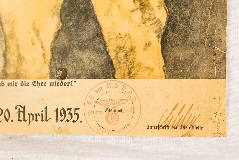 Bestelldienstplakat SA - Sturm Abteilung