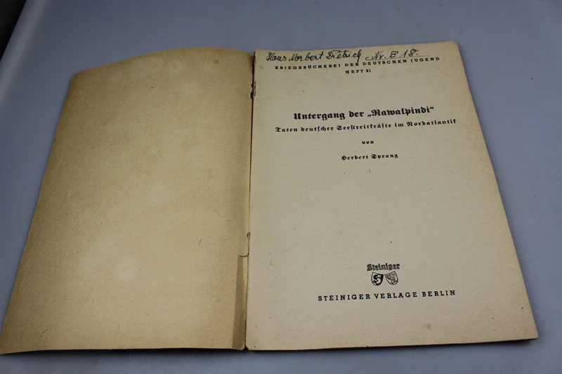Kriegsbücherei der deutschen Jugend - "Der Untergang der Ravalpindi"