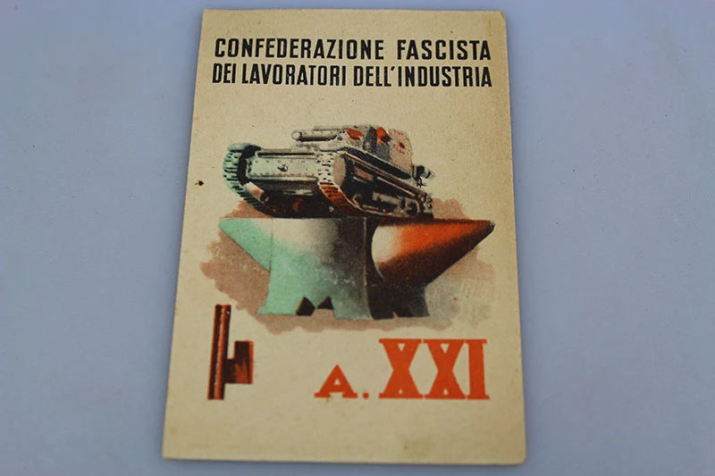 Faschistischer Bund der Industriearbeiterkarte XXI°