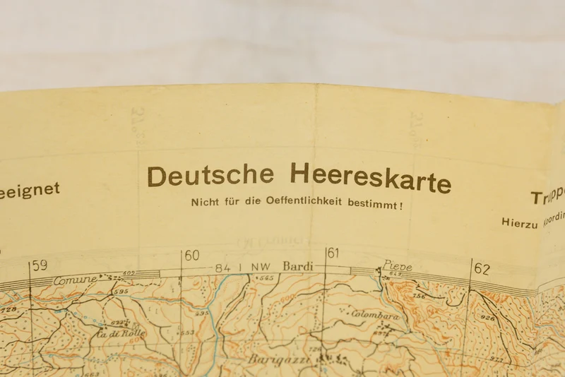 Deutsche Heereskarte von 1944
