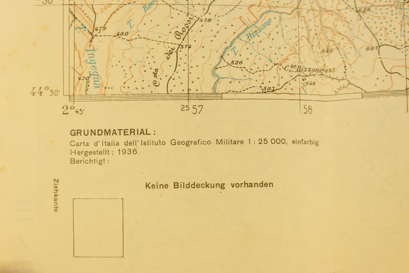 Deutsche Heereskarte von 1944