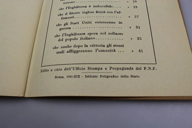 "If they tell you..." 1941 "anti-englische" Veröffentlichung