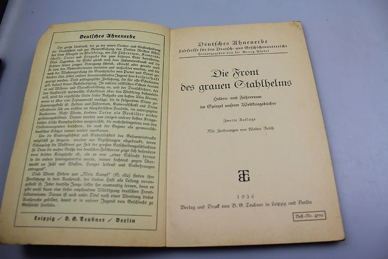 "Die Front des grauen Stahlhelms" 1936