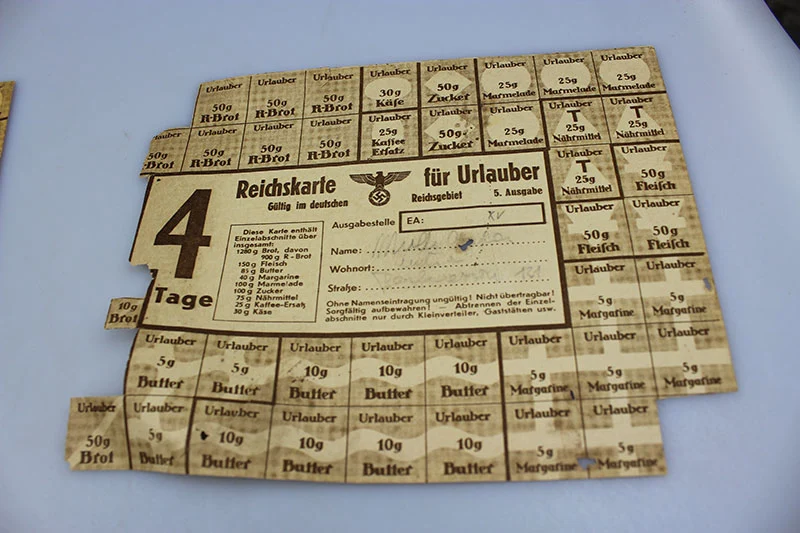 # 3 Lebensmittelentzugskarten