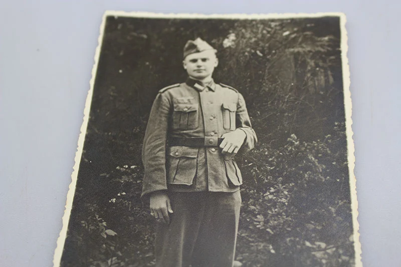 Aufnahme auf dem "Feld" der Wehrmacht.