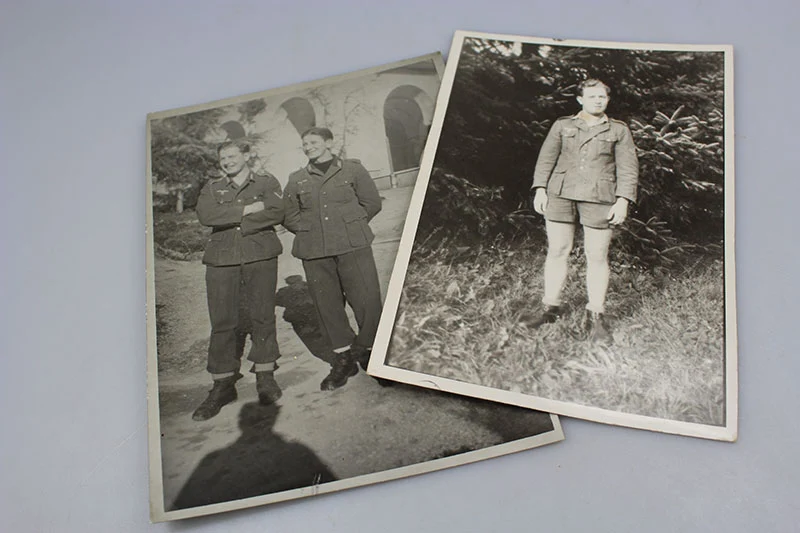 Paarfoto Heer, alleinstehender Soldat