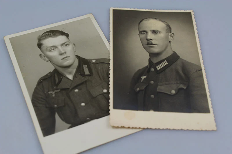Studiofotopaar der Wehrmacht