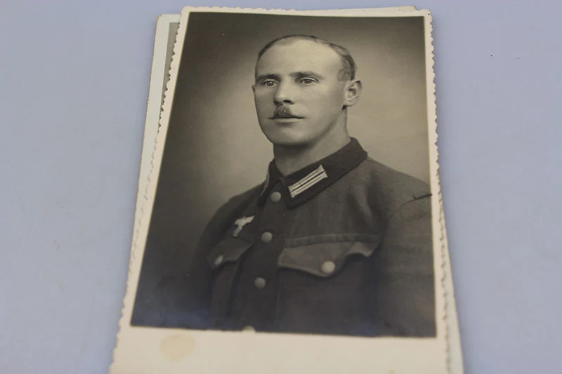 Studiofotopaar der Wehrmacht
