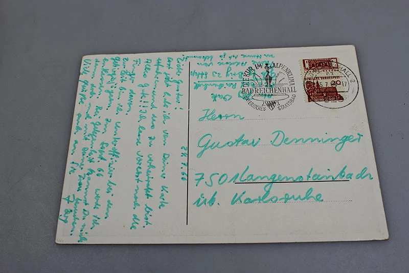 Postkarte aus den 60er Jahren Bad Reichenhall