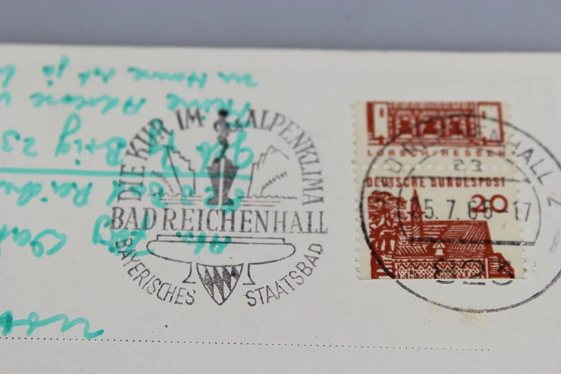 Postkarte aus den 60er Jahren Bad Reichenhall
