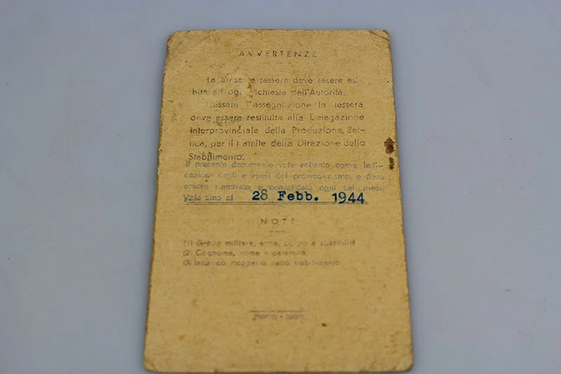 Ministerium für Kriegsproduktion. Matrose/Heizer 1944