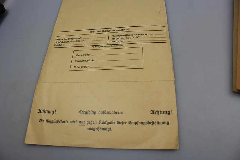 DAF-Anmeldeformularsatz