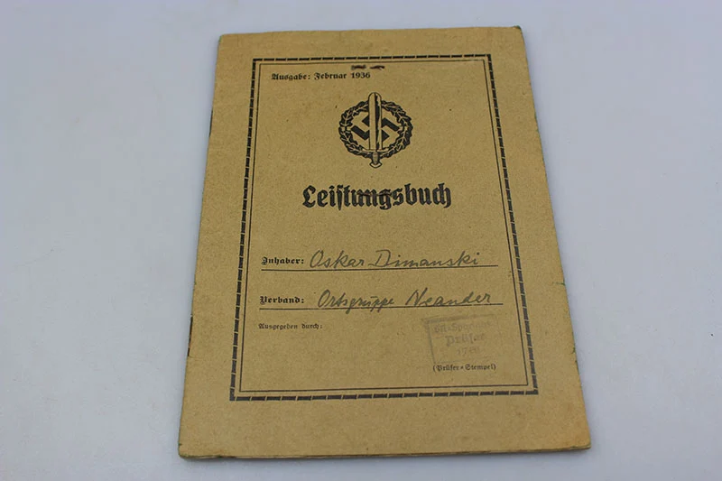 Leistungbuch + NSBO-Karte