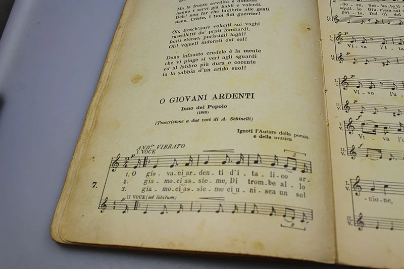 Ausgabe der "Canzoniere Nazionale" von 1939