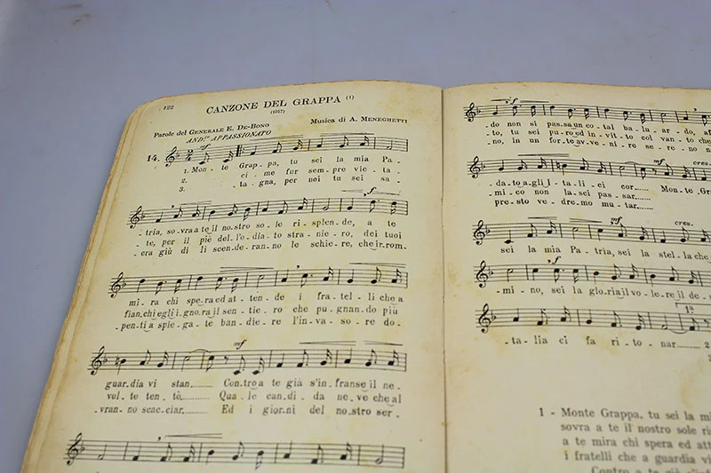 Ausgabe der "Canzoniere Nazionale" von 1939