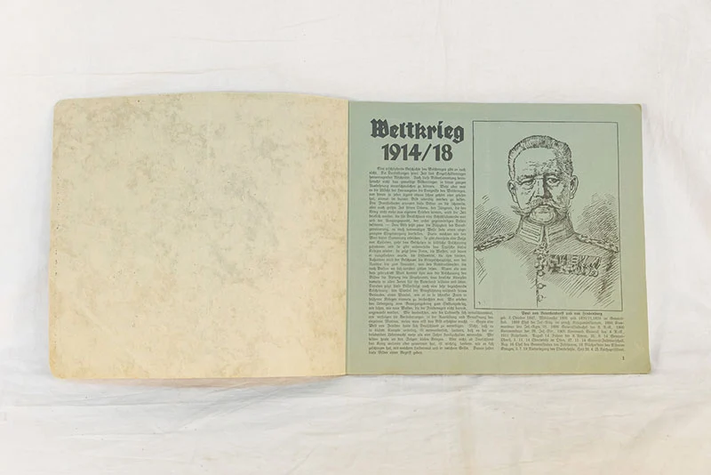 Aufklebersammlung "Weltkrieg 1914/18".
