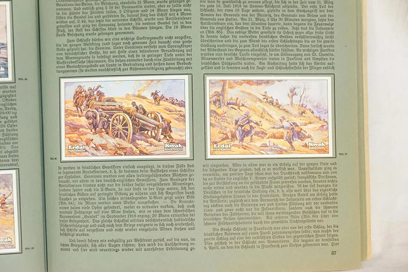 Aufklebersammlung "Weltkrieg 1914/18".