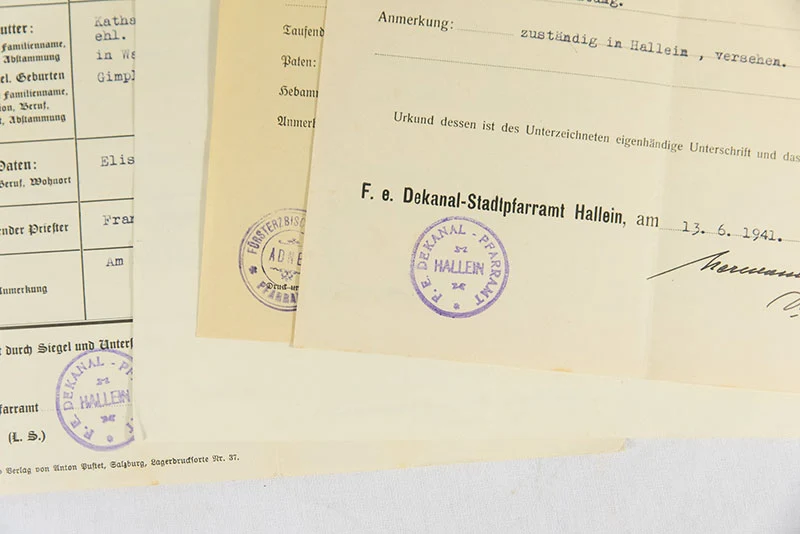 Konvolut dokumentiert Mädchen RAD Female
