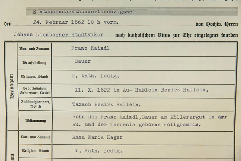 Konvolut dokumentiert Mädchen RAD Female