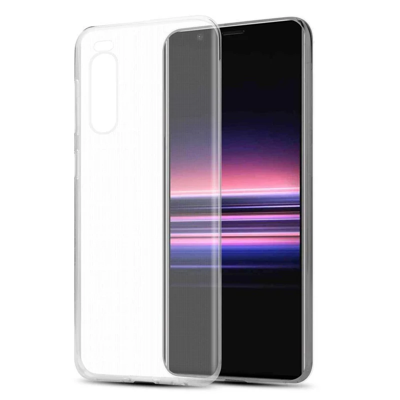 Cadorabo Hülle kompatibel mit Sony Xperia 5 Schutzhülle aus flexiblem TPU Silikon