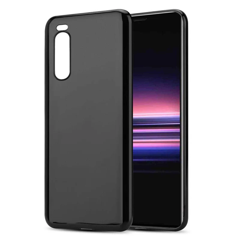 Cadorabo Hülle kompatibel mit Sony Xperia 5 Schutzhülle aus flexiblem TPU Silikon