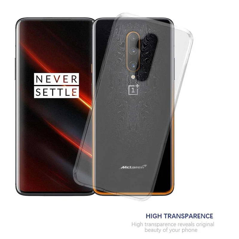 Cadorabo Hülle kompatibel mit OnePlus 7T PRO Schutzhülle aus flexiblem TPU Silikon