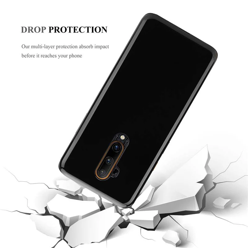 Cadorabo Hülle kompatibel mit OnePlus 7T PRO Schutzhülle aus flexiblem TPU Silikon