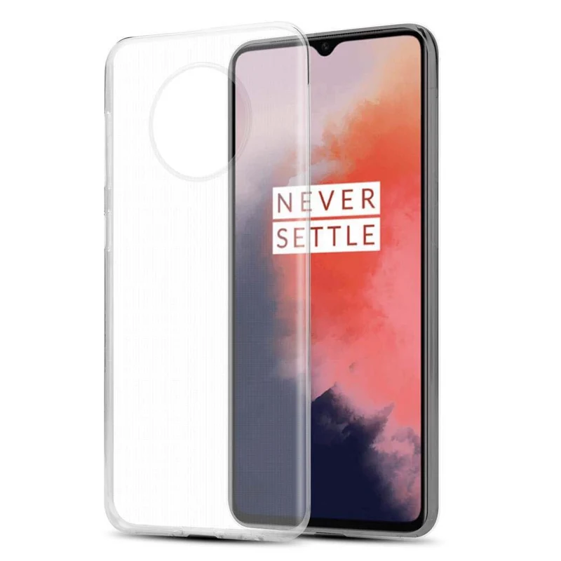 Cadorabo Hülle kompatibel mit OnePlus 7T Schutzhülle aus flexiblem TPU Silikon