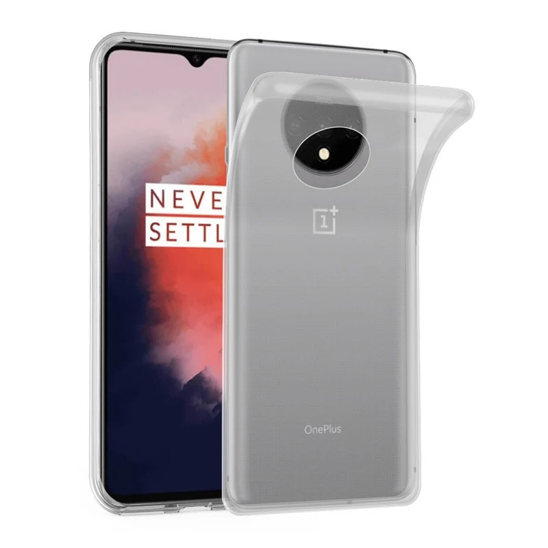 Cadorabo Hülle kompatibel mit OnePlus 7T Schutzhülle aus flexiblem TPU Silikon