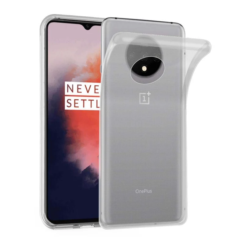Cadorabo Hülle kompatibel mit OnePlus 7T Schutzhülle aus flexiblem TPU Silikon
