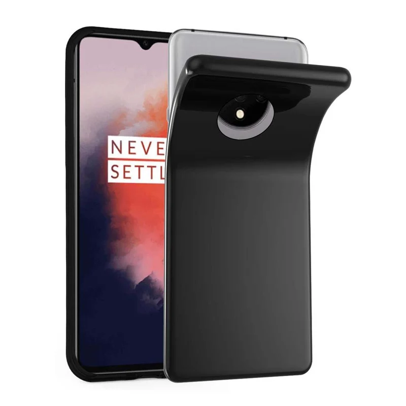 Cadorabo Hülle kompatibel mit OnePlus 7T Schutzhülle aus flexiblem TPU Silikon