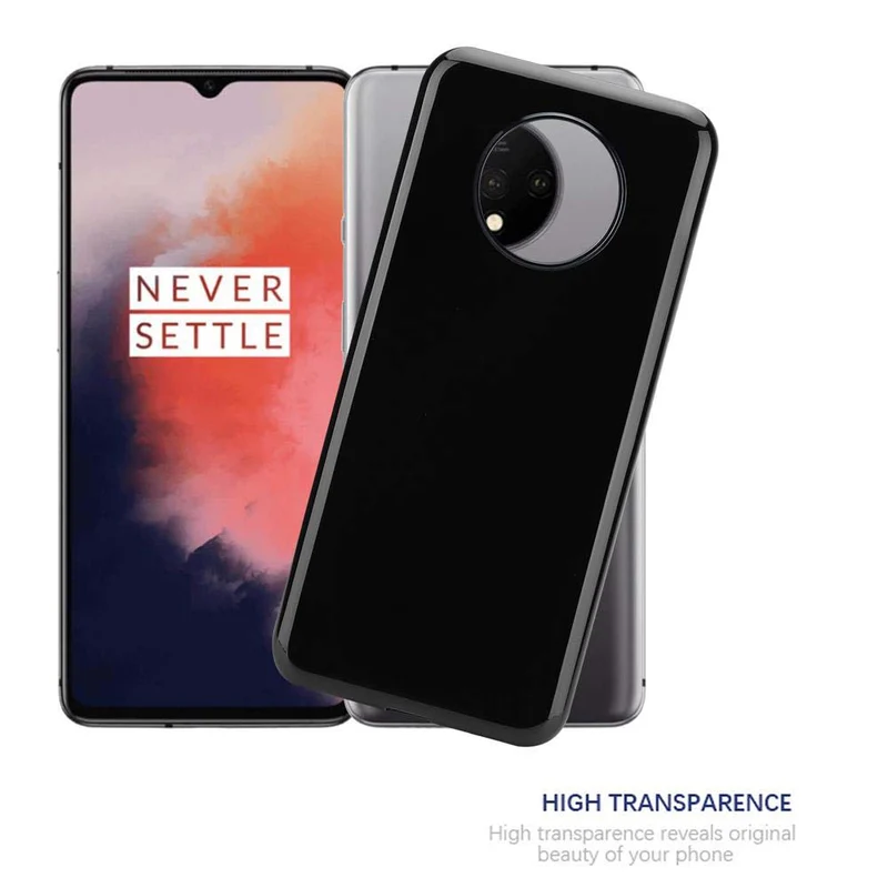 Cadorabo Hülle kompatibel mit OnePlus 7T Schutzhülle aus flexiblem TPU Silikon