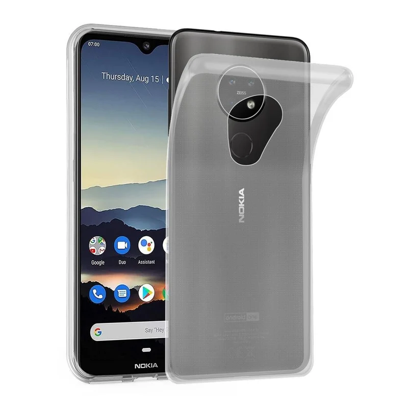 Cadorabo Hülle kompatibel mit Nokia 7,2 Schutzhülle aus flexiblem TPU Silikon