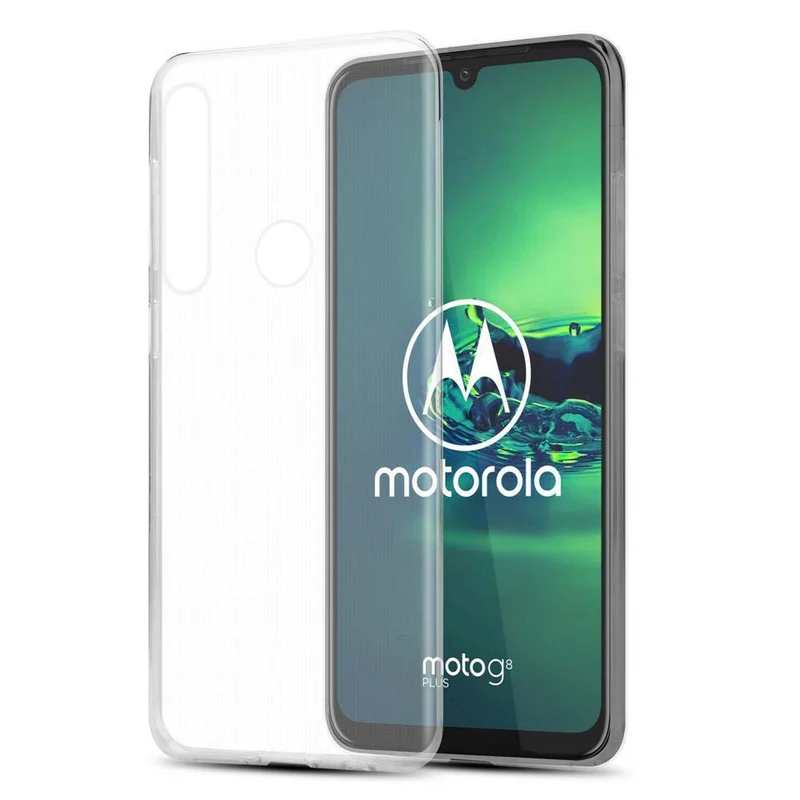 Cadorabo Hülle kompatibel mit Motorola MOTO G8 PLUS Schutzhülle aus flexiblem TPU Silikon