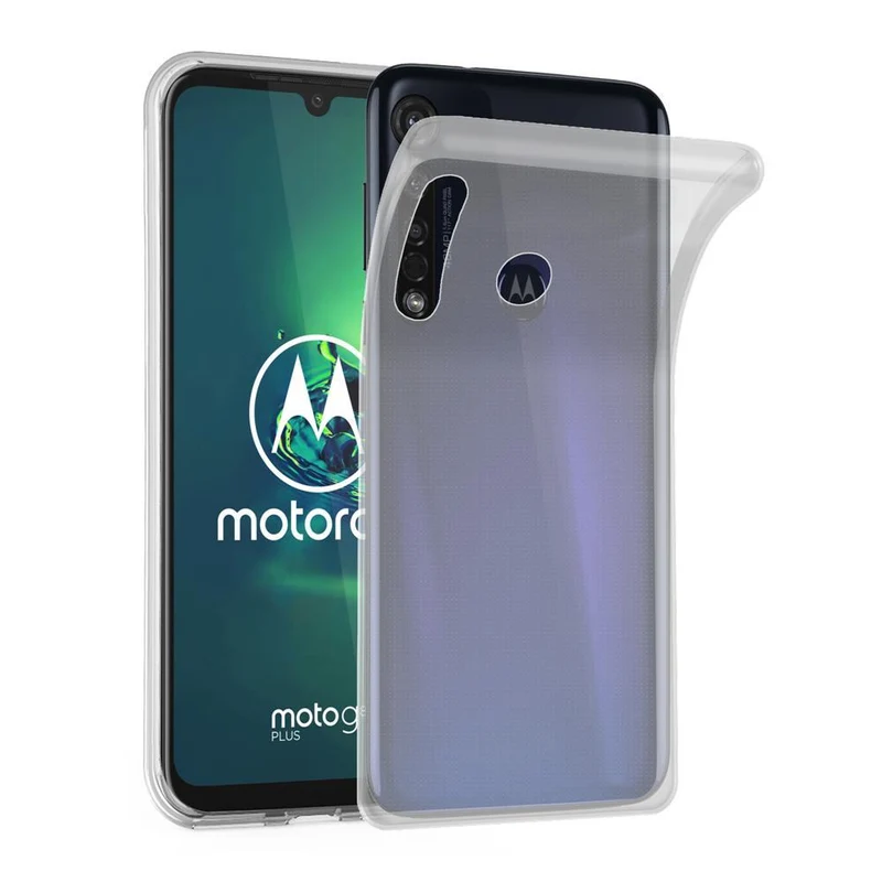 Cadorabo Hülle kompatibel mit Motorola MOTO G8 PLUS Schutzhülle aus flexiblem TPU Silikon