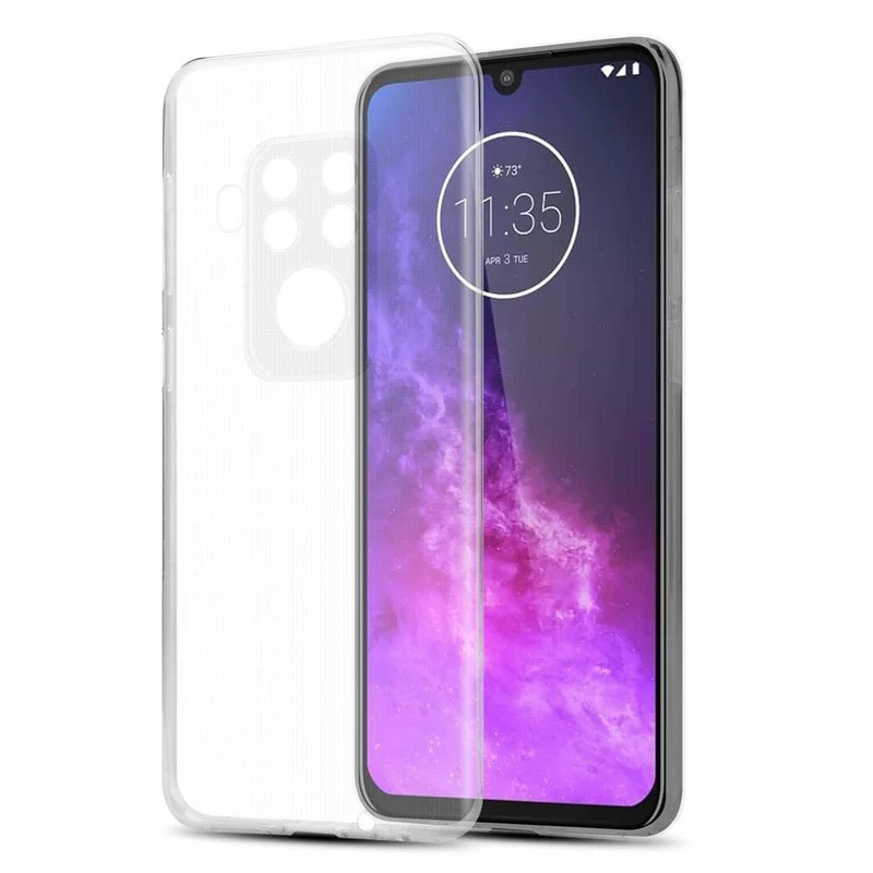 Cadorabo Hülle kompatibel mit Motorola ONE PRO / ONE ZOOM Schutzhülle aus flexiblem TPU Silikon