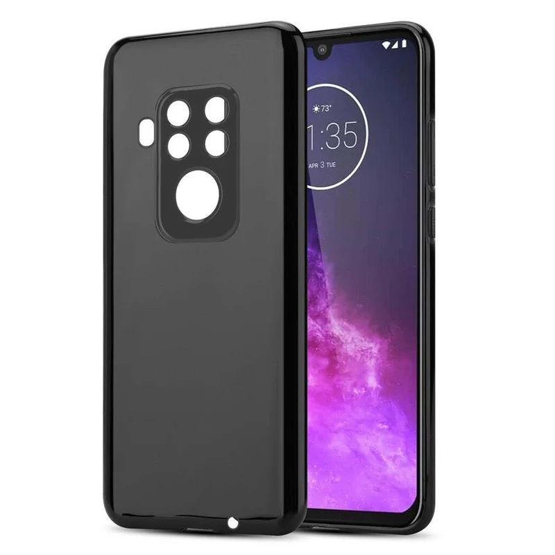 Cadorabo Hülle kompatibel mit Motorola ONE PRO / ONE ZOOM Schutzhülle aus flexiblem TPU Silikon