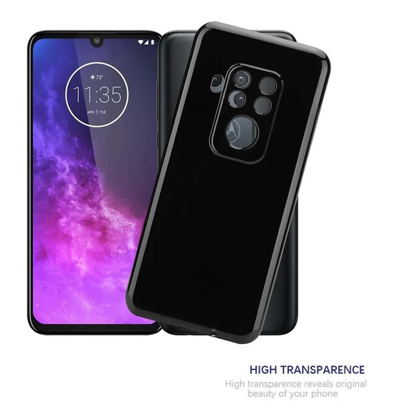 Cadorabo Hülle kompatibel mit Motorola ONE PRO / ONE ZOOM Schutzhülle aus flexiblem TPU Silikon