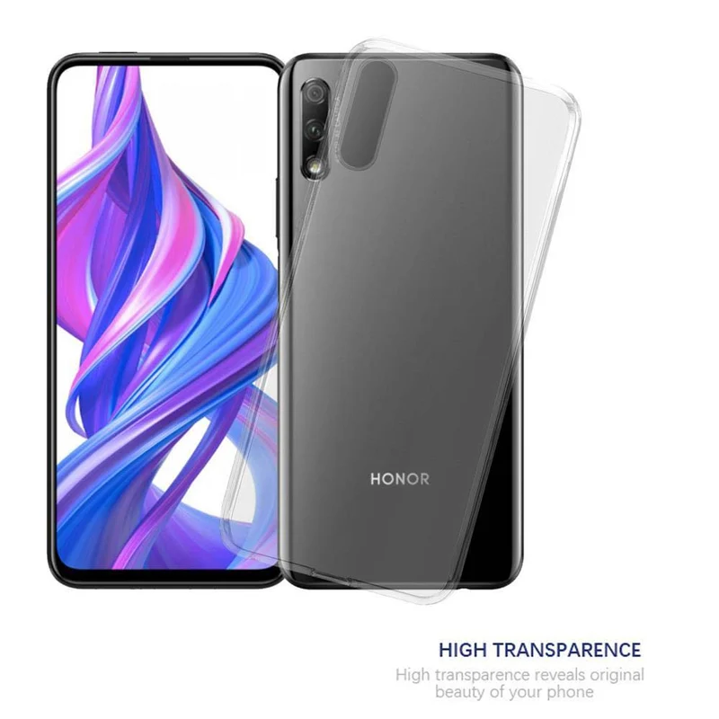 Cadorabo Hülle kompatibel mit Honor 9X PRO Schutzhülle aus flexiblem TPU Silikon